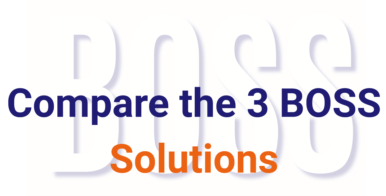 Compare the 3 BOSS outsourced accounting solutions: Casual Quick-Fix™, Dedicated™, and Freedom™ – find the best fit for your firm